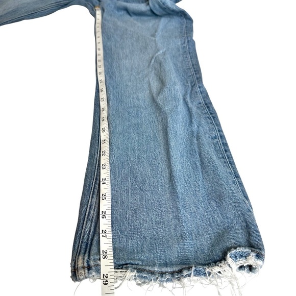 Abercrombie & Fitch Curve Love High Rise 90s Relaxed Jean 27 4 Short Stretch - Picture 6 of 9